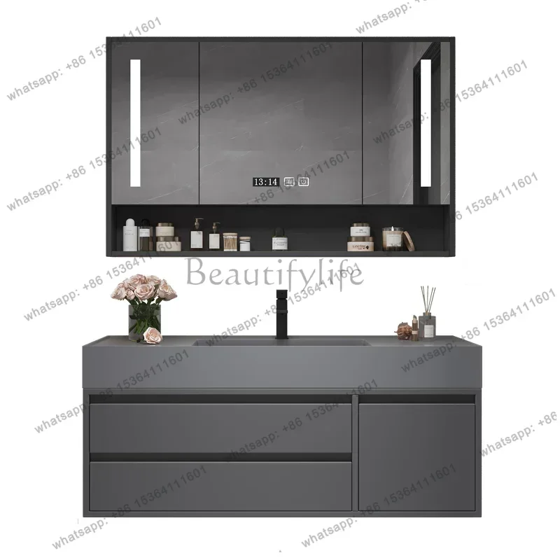 Cabinets Modern Luxury Unique Drawer Vintage Bathroom Cabinets Partition Gabinete Para Banheiro Furniture