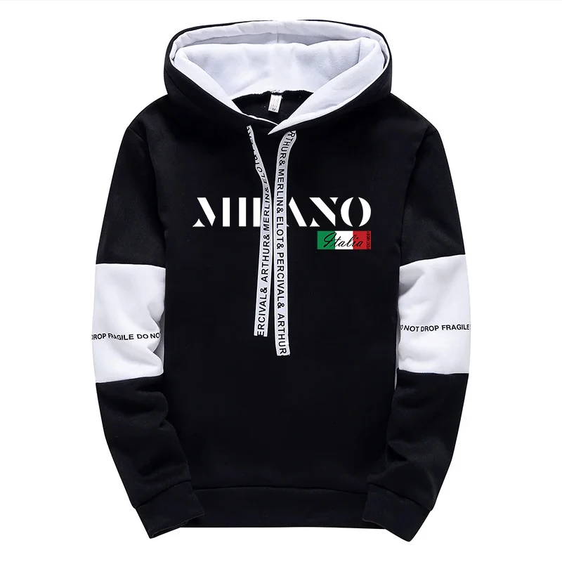 Italien Mode Outfits für Männer Herbst Täglich Casual Sport Jogging Anzug Urban Trend Hoodies 2 stücke Set Männlich Hause Outdoor Trainingsanzüge