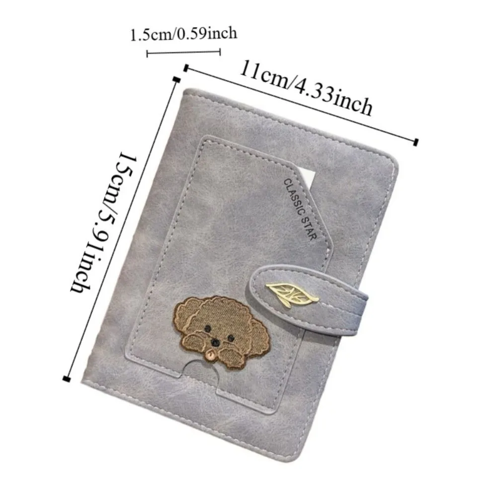 Desain Hewan Kartun Sampul Paspor RFID Bahan Tahan Air Penjepit Tiket Tempat Paspor Kulit PU Tempat Kartu ID Bank