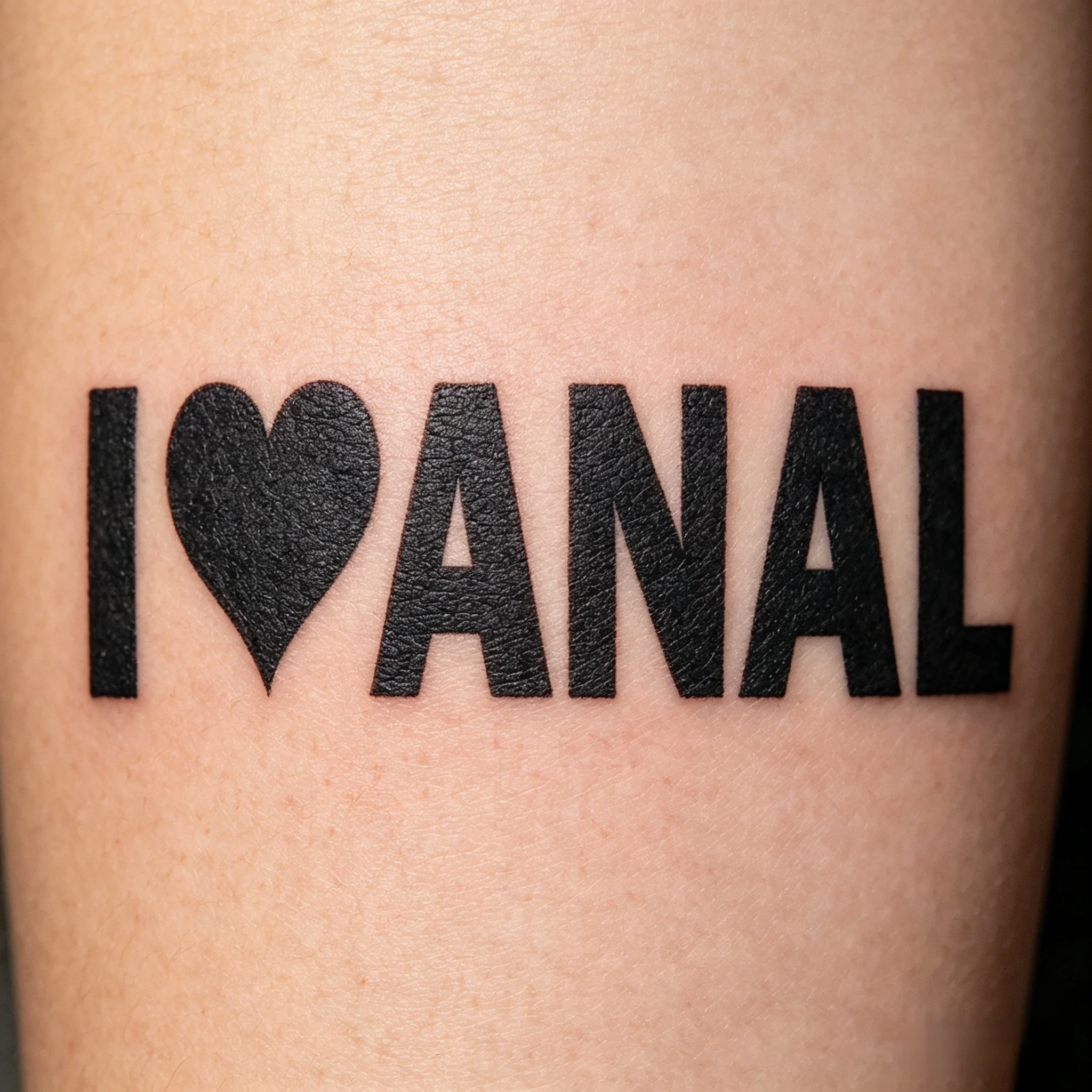 

Adult I Love It Temporary Tattoo Fake Body Art for Men Lover Temp Tattoo Permanent Makeup Simulation Sticker Men's Fashion Acces