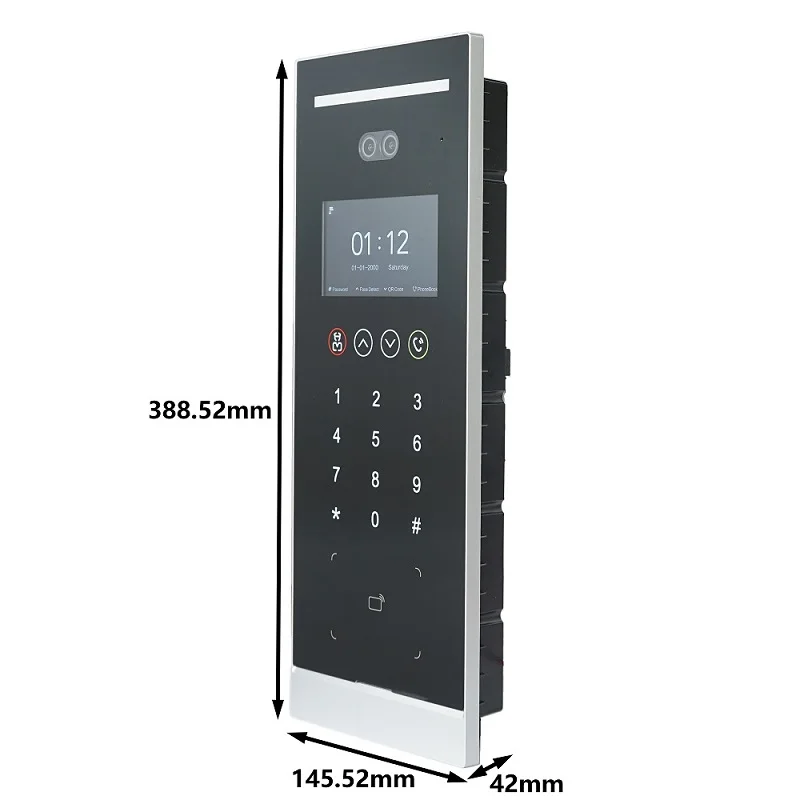 DH Multi-language Apartment IP Video Intercom VTO6531H IP Outdoor Station,support RFID door phone,SIP Doorbell