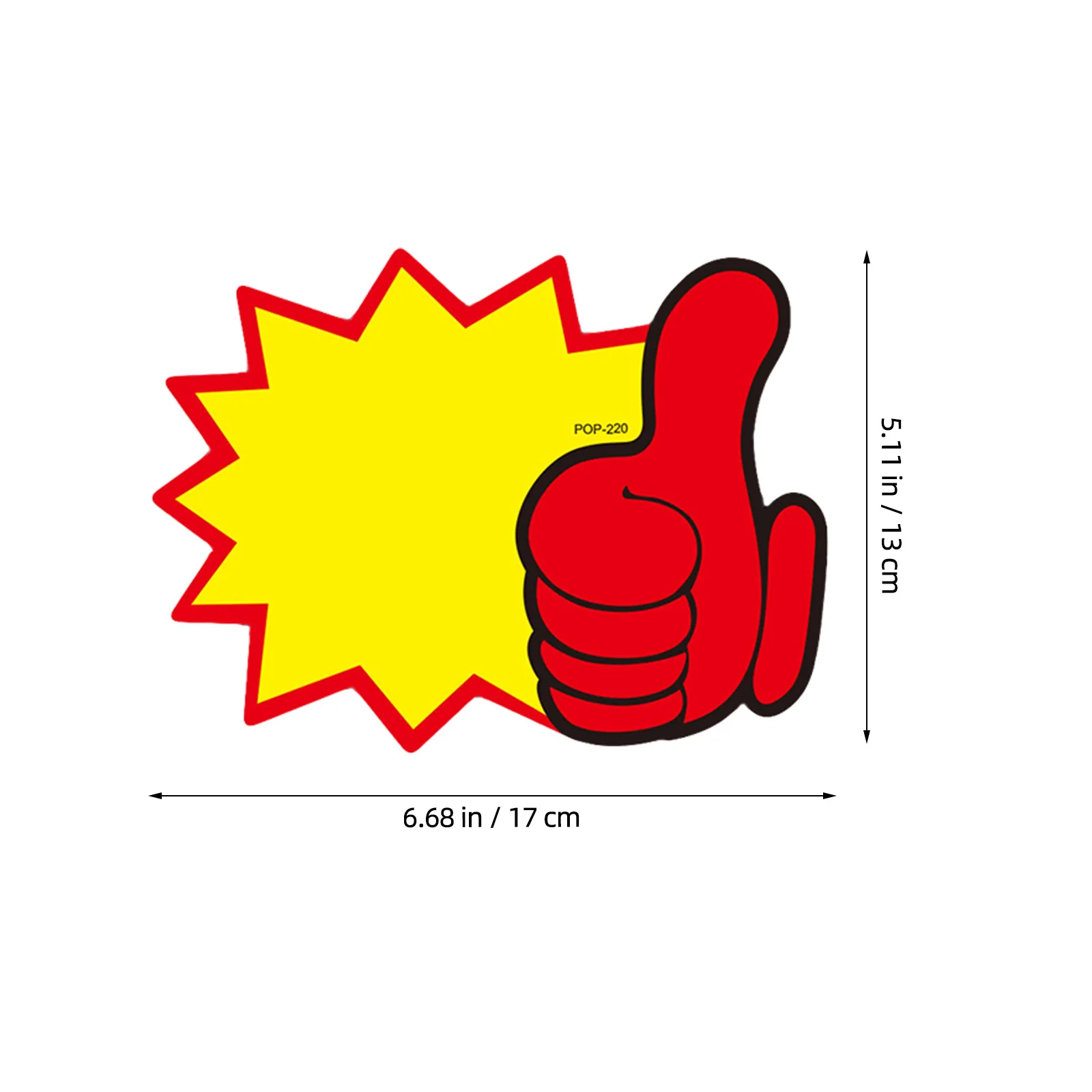 

10Pcs Price Tags for Sale Bright Display Signs Sturdy Paper Material Smooth Surface Clip on Take Off Reusable Retail