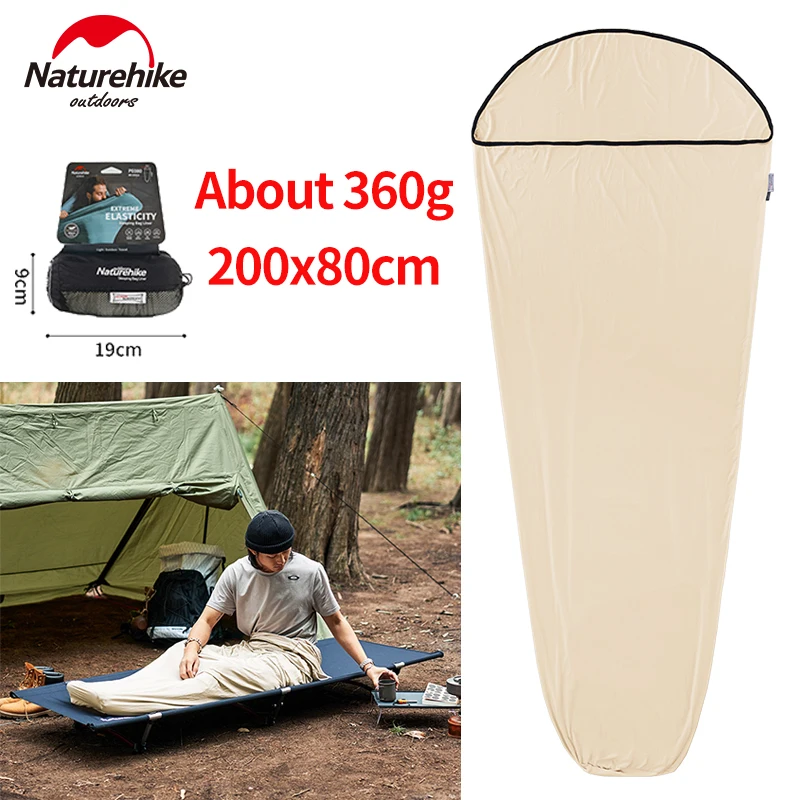 

Naturehike Outdoor Travel Camping Sleeping Bag Liner Portable Ultralight High Elasticity Travel Sheet Camping Travel Hotel Use