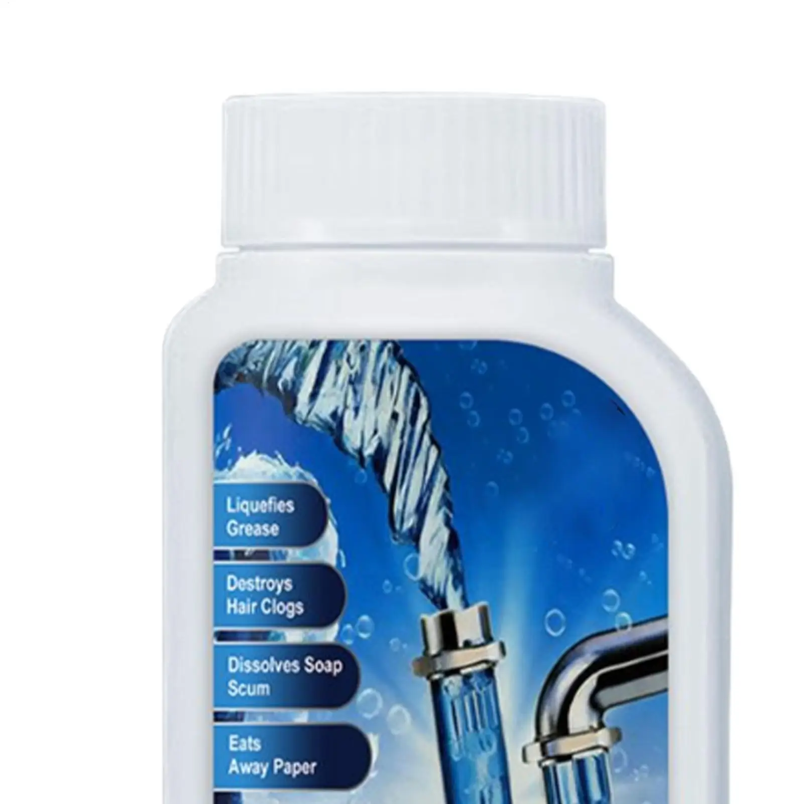Очиститель для очистки от засорения, 227 г, мощный очиститель для удаления сливного засора для быстрого выемки, чистка ванной комнаты, кухни, душа, раковины