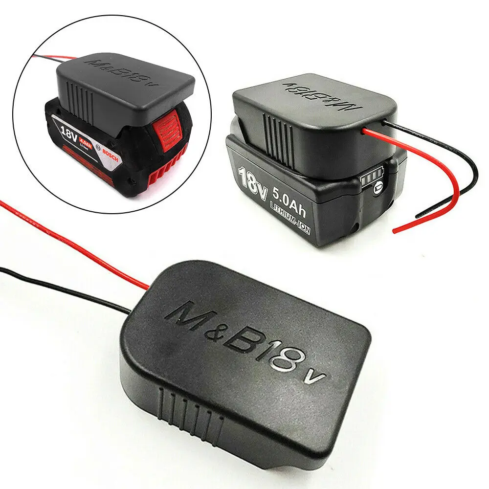 M&B18V Connector Battery Adapter Convert Tools For Makita Bosch 18V Lithium Battery Conversion DIY Connection Cable Output