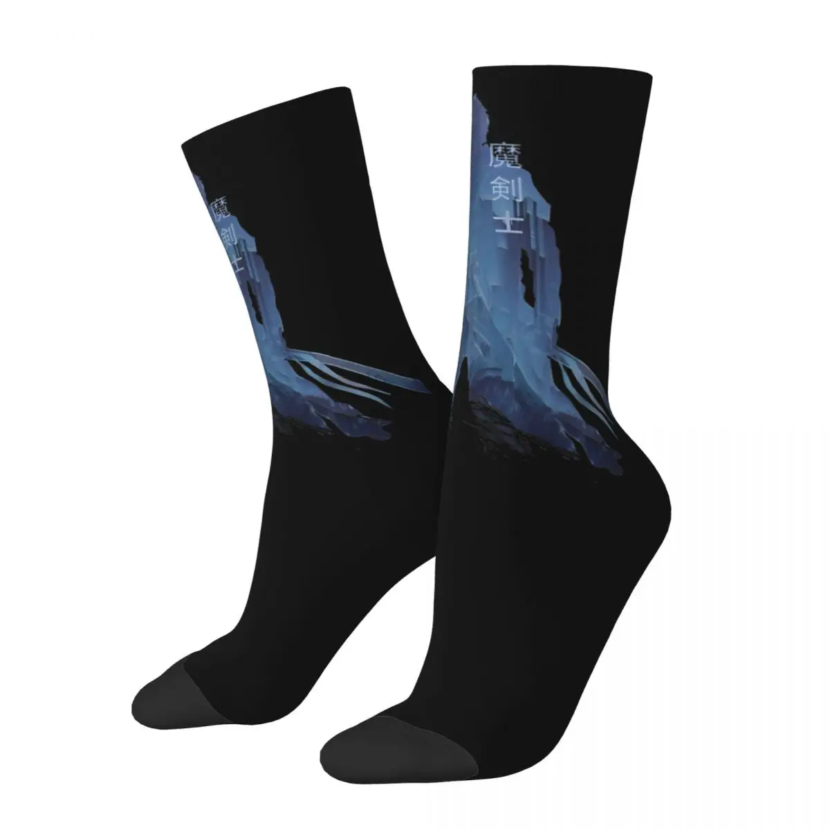 Men Socks Vergil From The Devil May Cry Series Stockings Winter Funny Medium Soft Socks Design Cycling Non Slip Socks