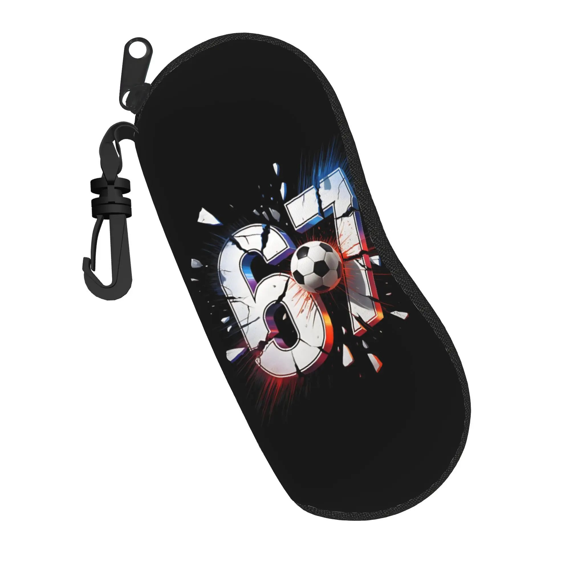 

Новый футбольный чехол для очков Harajuku Soccer 67 Six Seven 6 7 с забавным мемом, на молнии, для солнцезащитных очков, мультяшный футляр для контактных линз