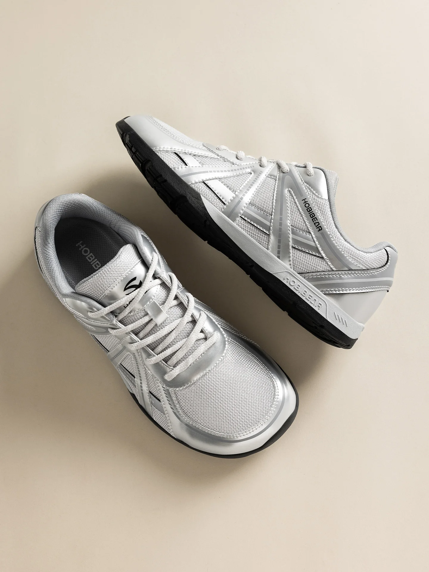 HOBIBEAR Barfuß-Laufschuhe mit breiter Zehenbox, Unisex Cross-Training-Sneaker, klassische Retro-Schnürschuhe – Detail 13