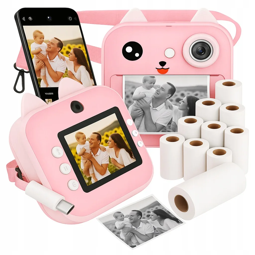 PRINT 2.0 DIRECTE ZOMER KINDEREN MINI THERMISCHE PRINTER 13 ROLLEN