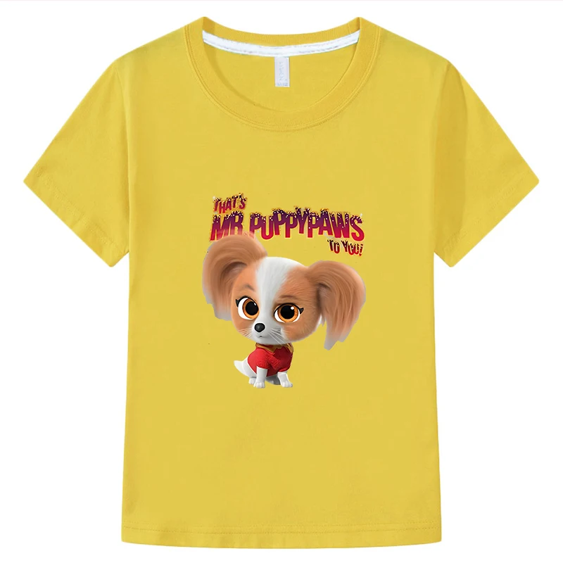 SuperKitties boys girl clothes Short Cotton Tops Anime T-shirt kids clothes y2k one piece Summer O-Neck Tees Childrens clothing