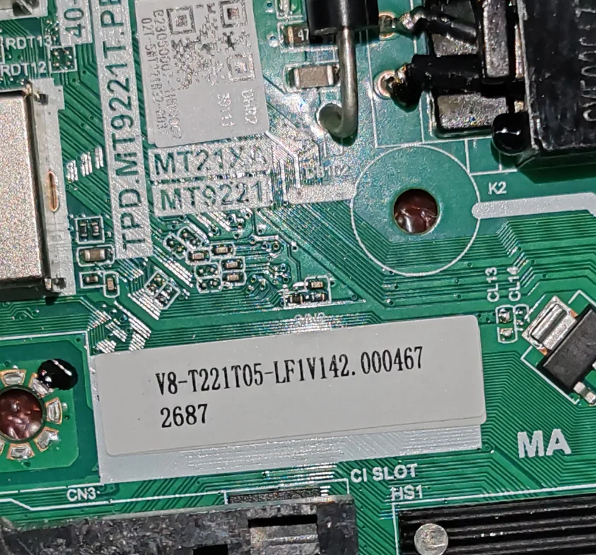 TPD.MT9221T.PB781(T)   MT9221  MT21XA  Three in one TV motherboard tested and physical photos taken