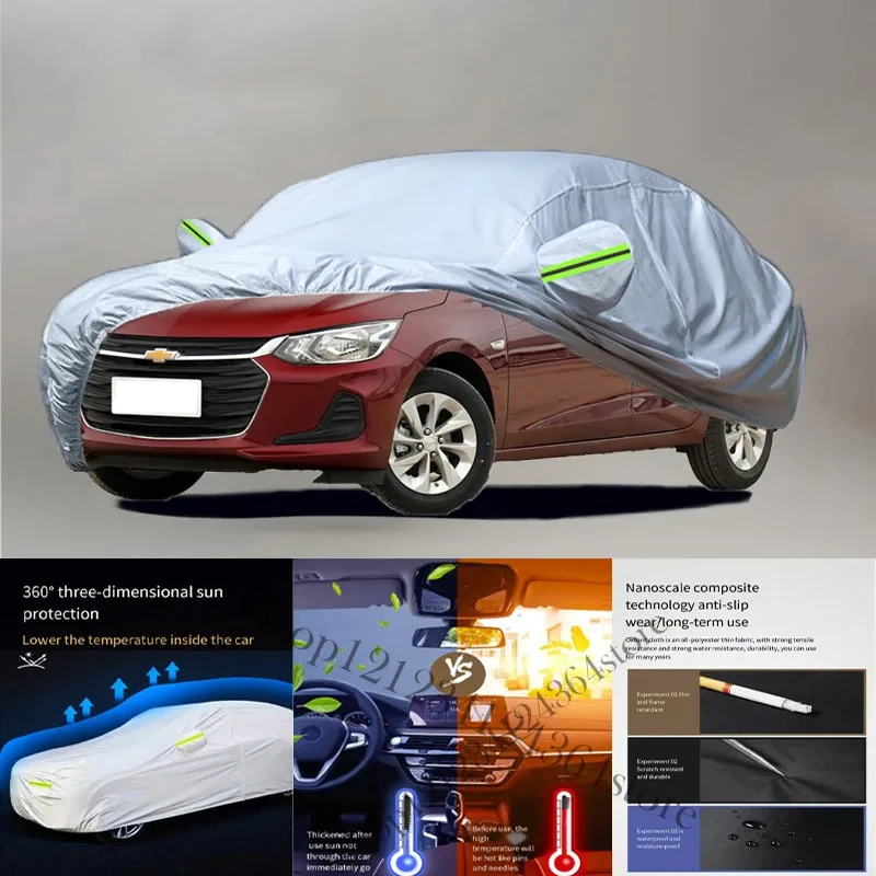 

For Chevrolet-Onix Auto Anti snow Anti dust Anti-uv Anti peeling paint And Anti Rainwater 210t Car cover protection