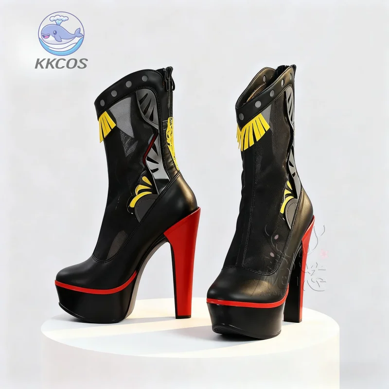 Juego Zenless Zone Zero Yunkui Summit zapatos de Cosplay Cloud Peak Mountain tacones altos juego Anime fiesta de Halloween KKCos