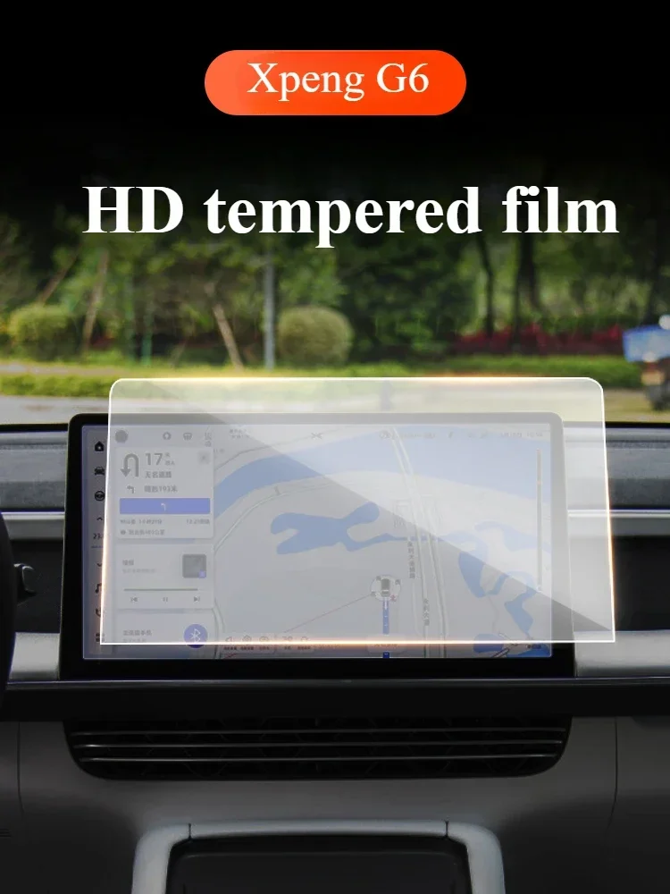 For Xpeng G6 Central control instrument tempered film Automotive supplies modified decorative film