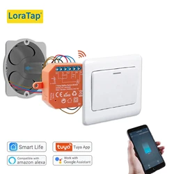 LoraTap Tuya ZigBee 3.0 Light Relay Module Smart Life Google Home Alexa App Remote Control Devices Timer Work with Zigbee2MQTT