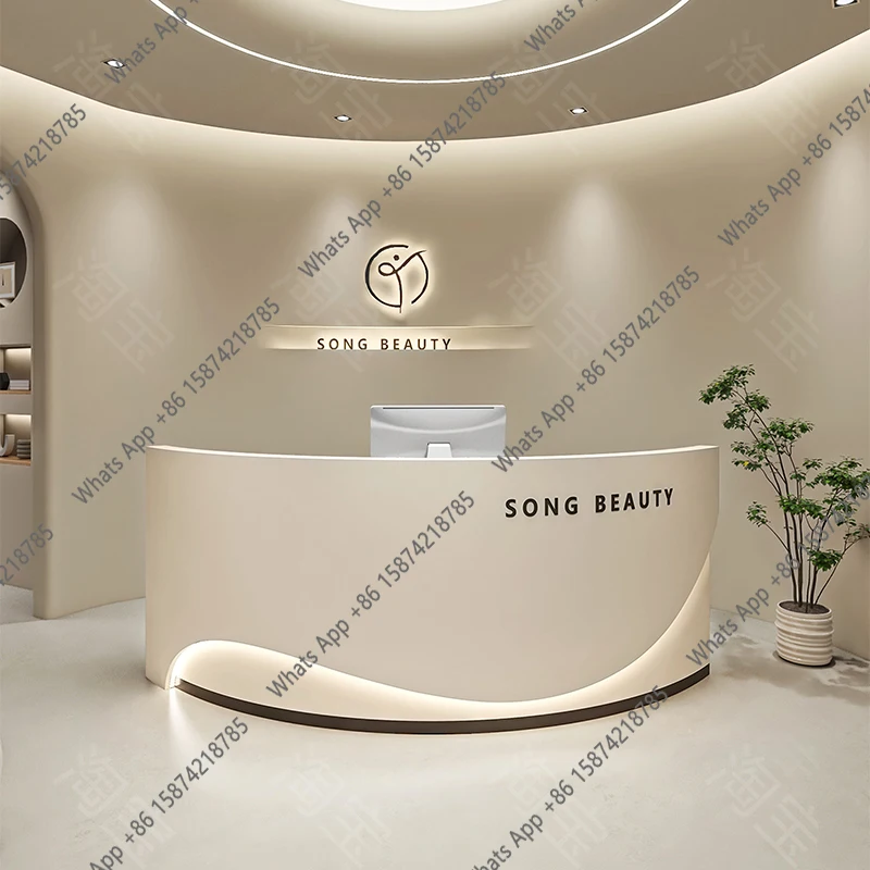 

Стойки ресепшн для клиник красоты Sm Beauty: Современные роскошные стойки для салонов и косметологических кабинетов в скандинавском стиле