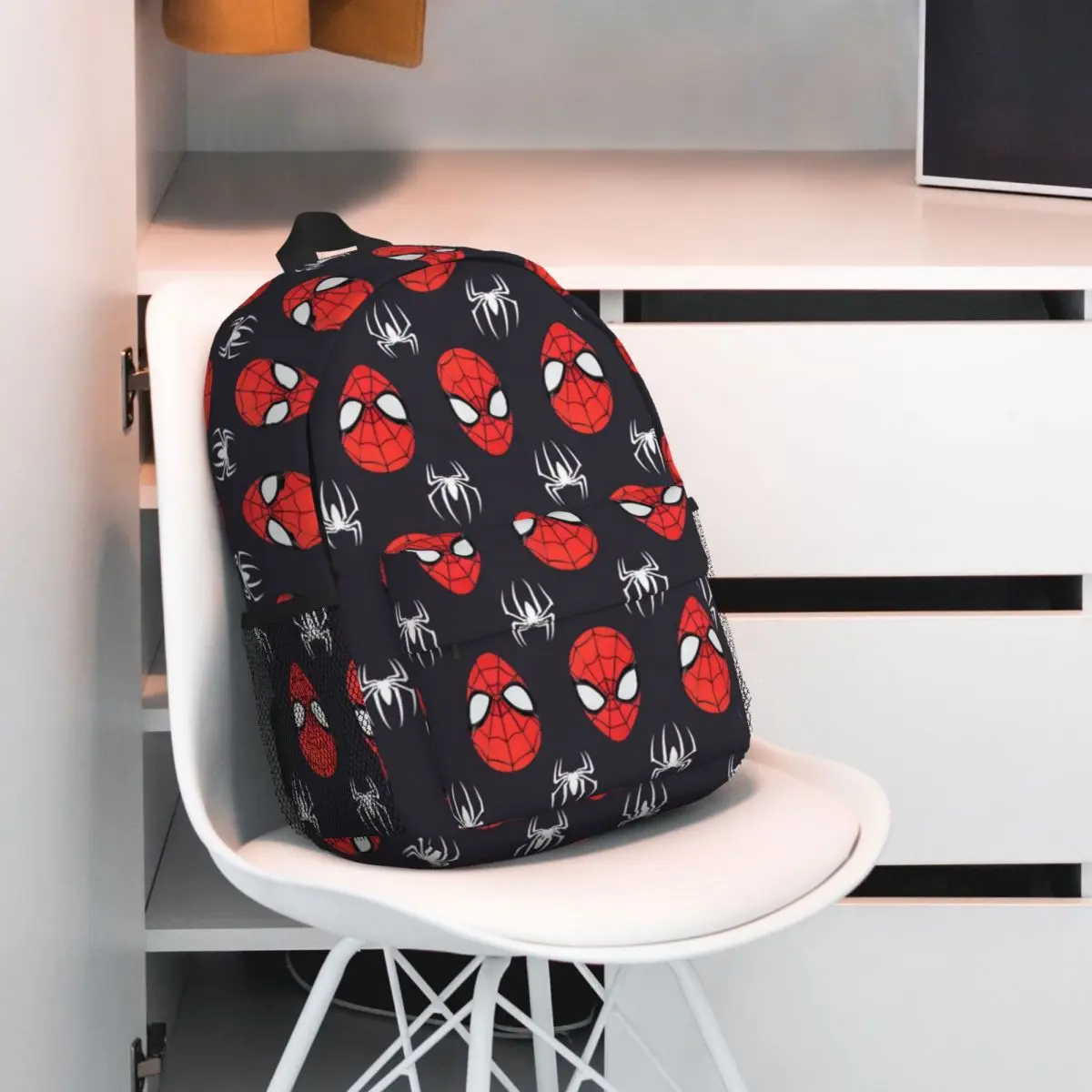 Zaino impermeabile Spider Man da 15 pollici-borsa da viaggio leggera con tasche Multiple per l'organizzazione