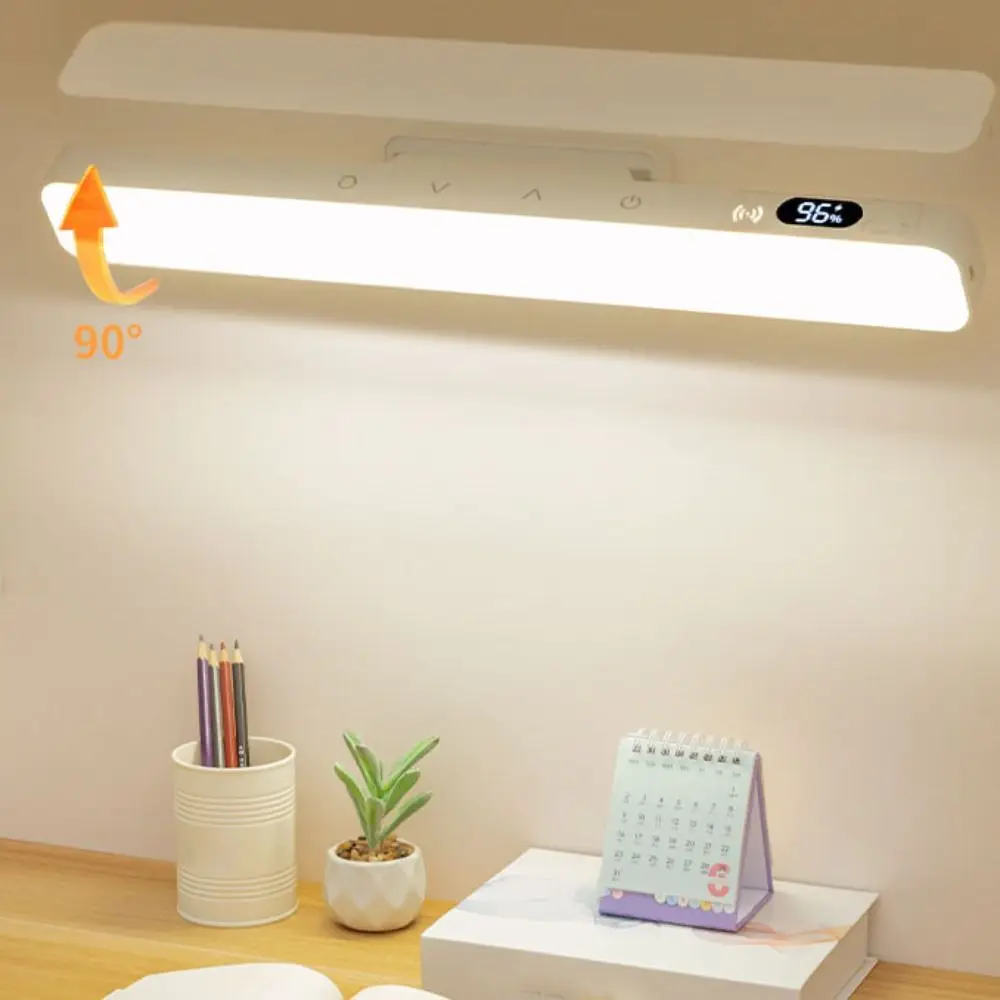 

Eye Protection LED Touch Table Lamp Digital Display Adjustable Brightness Dimmable Night Light Energy Saving with Remote Control