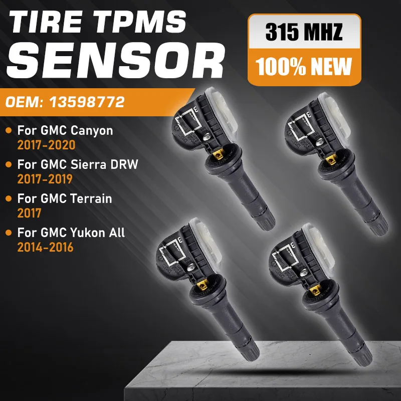 

For GMC Canyon 2017-2020 GMC Yukon 2014-2016 TPMS Sensors GMC Sierra DRW 2017-2019 GMC Terrain 2017 Car Tire Pressure Monitor