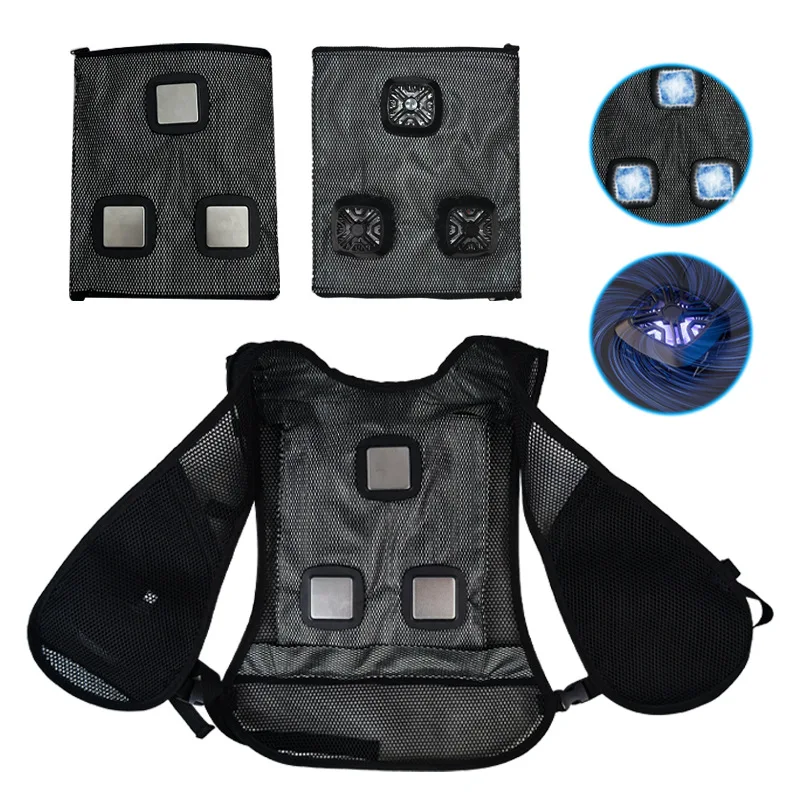 Cooling Suit Summer Semiconductor Cooling Air Conditioning Suit Outdoor Construction Site Vest Cooling Airconditioning Suit Vest