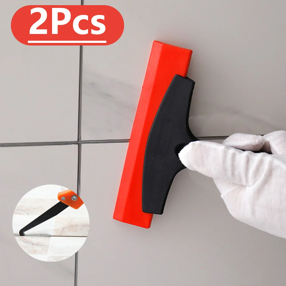 1/2Pc Multifunction Tile Gap Filling Cleaning Scraper Shovel Grout for Car Film Glass Snow Ice Trowel Remover Construction Tools