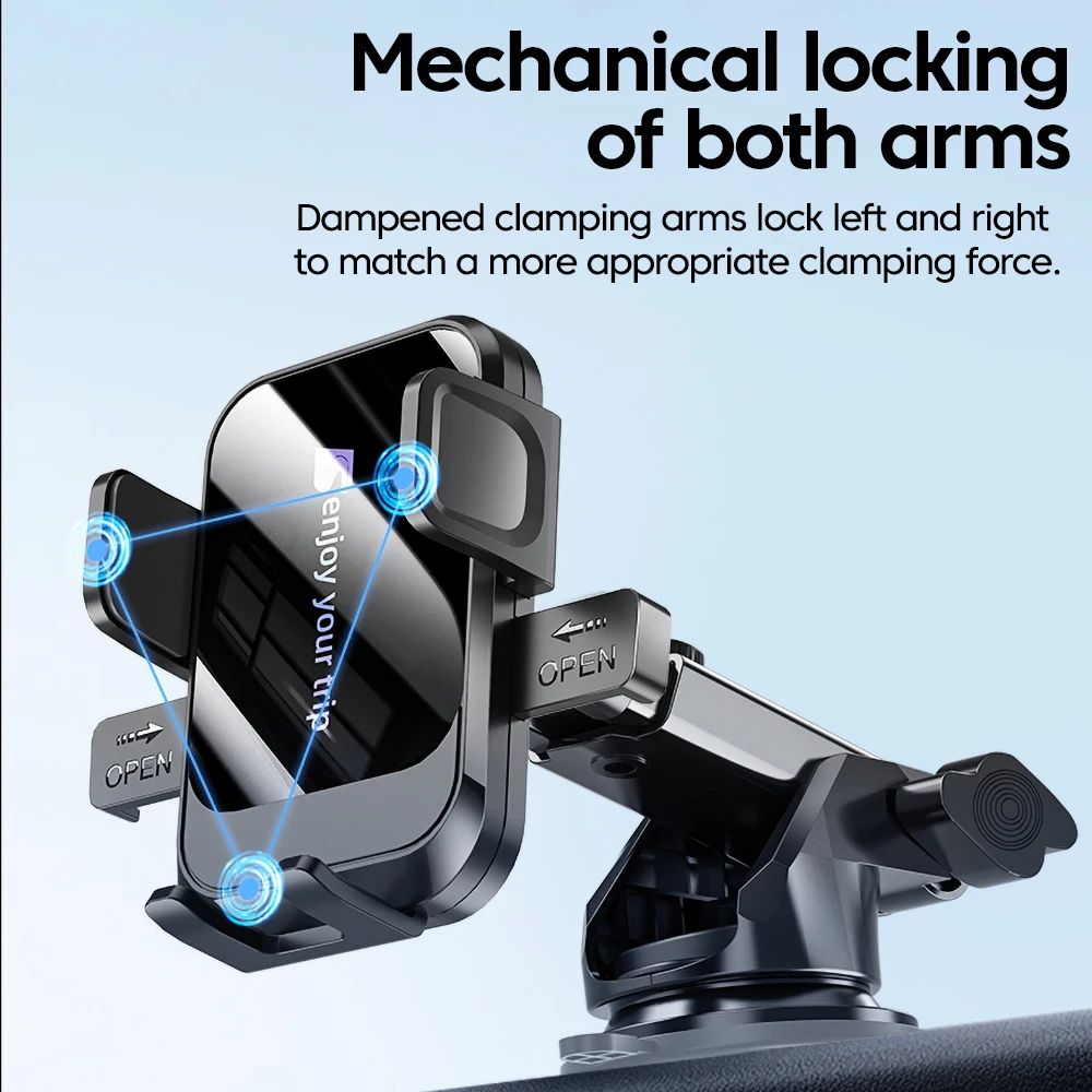 Universal Sucker Car Phone Holder 360° Windshield Car Dashboard Mobile Cellphone Support Bracket for 4.7inch-7inch Phone