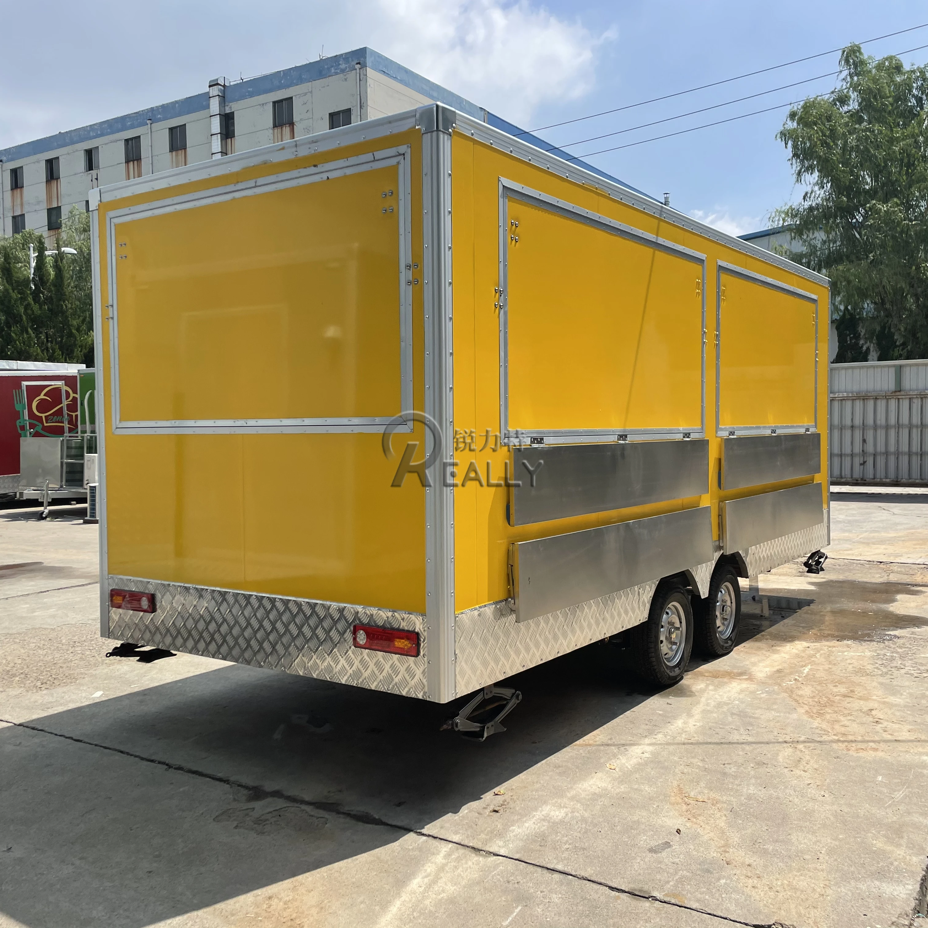 

Mobile Snack Trailer Fast Food Truck Outdoor Coffee Hot Dog Cart Commercial Fast Food Truck Trailer With Equipments