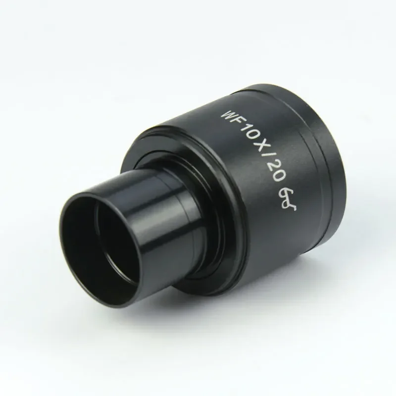 Microscopio biológico ocular, campo amplio, 10X /20 puntos de ojo alto, calibre de 23,2mm, 2 uds.