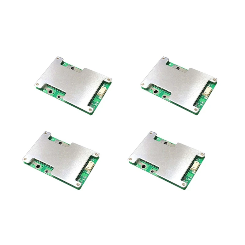 4Pcs 4S 12V 100A BMS Lifepo4 Lithium Iron Phosphate Battery Protection Circuit Board With Balanced Charging