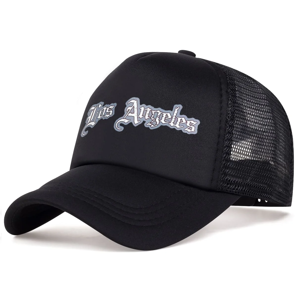 Unisex Los Angeles Letter Printed Baseball Net Caps Spring Summer Outdoor Adjustable Casual Hats Sunscreen Hat