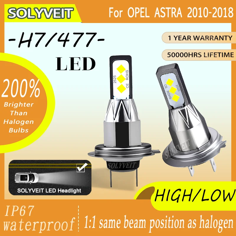

Waterproof Long Durability Energy Saving Plug and Play LED Headlight For OPEL ASTRA 2010 2011 2012 2013 2014 2015 2016 2017 2018