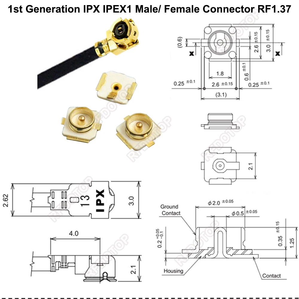 5PCS/lot WIFI Pigtail Ufl/IPX/IPEX1 to MHF4/IPEX4 Female Connector RF1.13 Cable Pigtail Cable for Router 3G 4G Modem