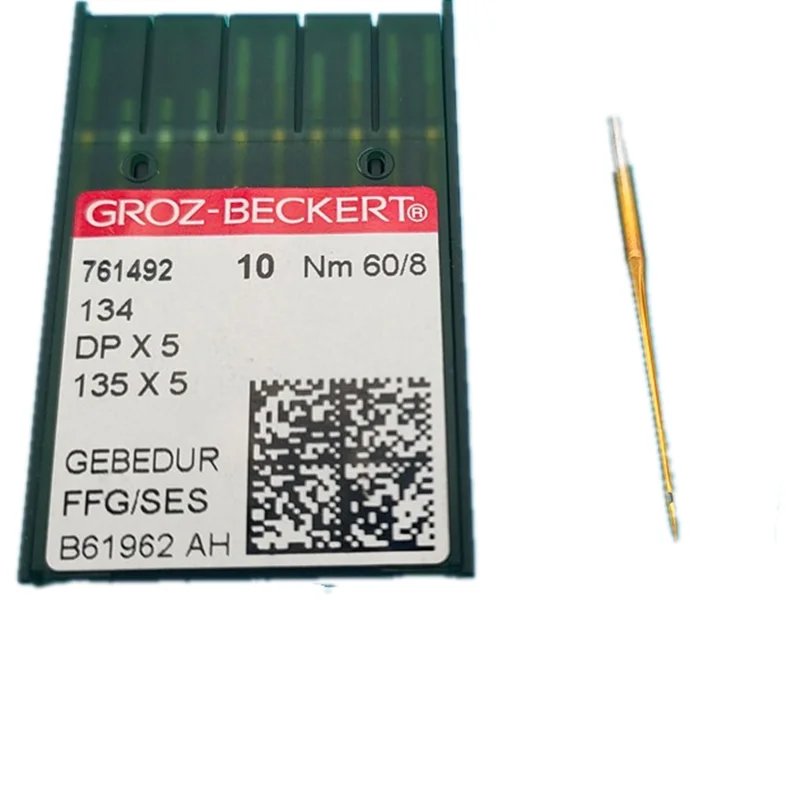 50PCS DPX5 GEBEDUR Heat Proof Groz-Beckert Sewing Machine Needles For Industrial 135X5 761505 134R JUKI BROTHER SINGER