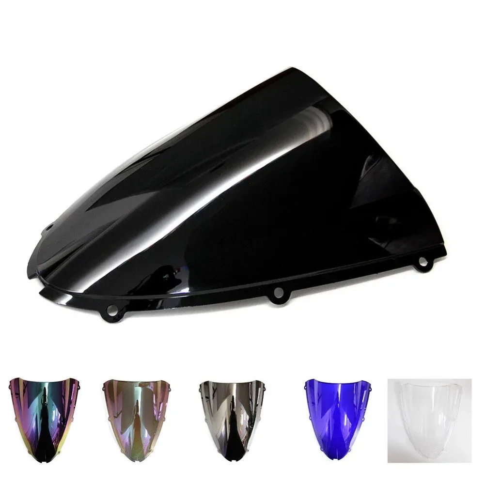 ALLGT ABS Windshield Windscreen for Kawasaki Ninja ZX6R 2005-2008 & ZX10R 2006-2007