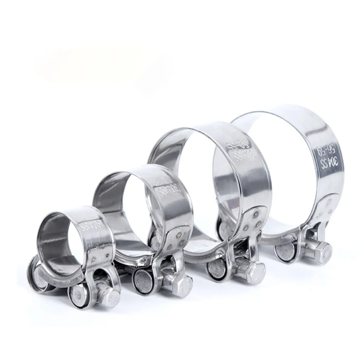 304 Stainless Steel Thickened  Strong Fixed Pipe Clamp