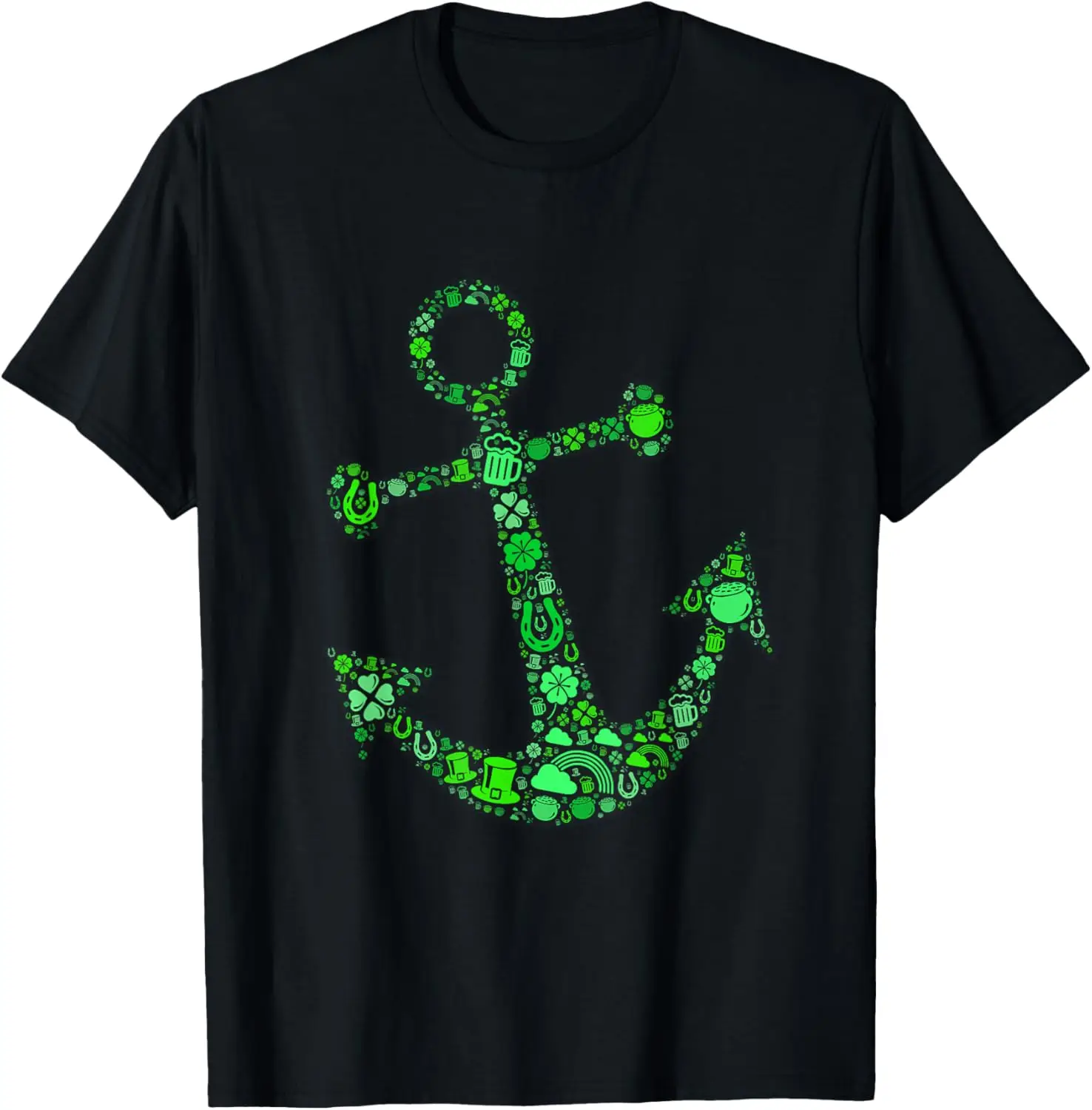 St Patrick Day Tshirts for Men Women Gifts Boat Captain T-Shirt