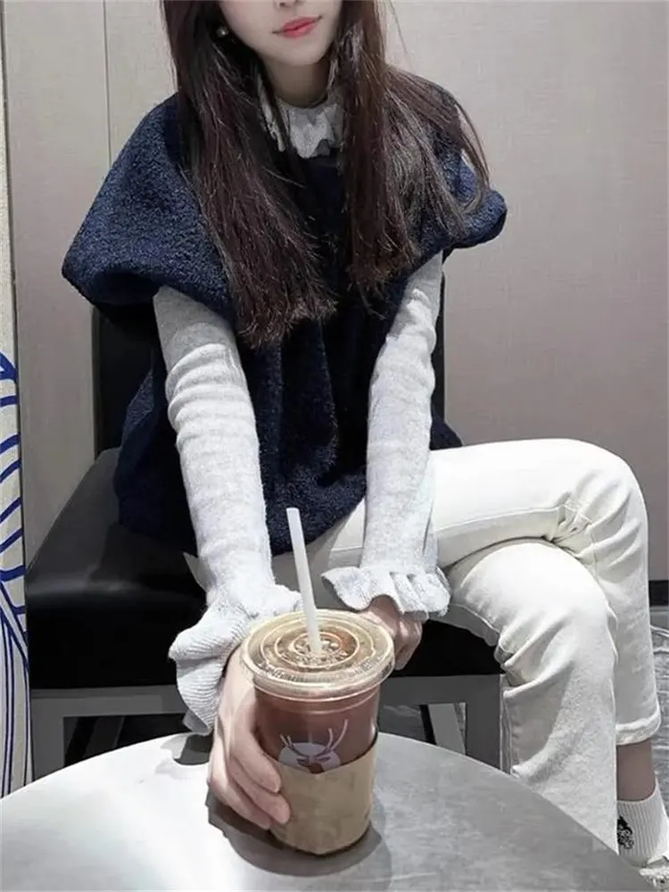 

Faionable Winter Outfit Women's New Sle High Waist orts Sve round Ne Casual Windbreaker And Top Set with Earlet De...