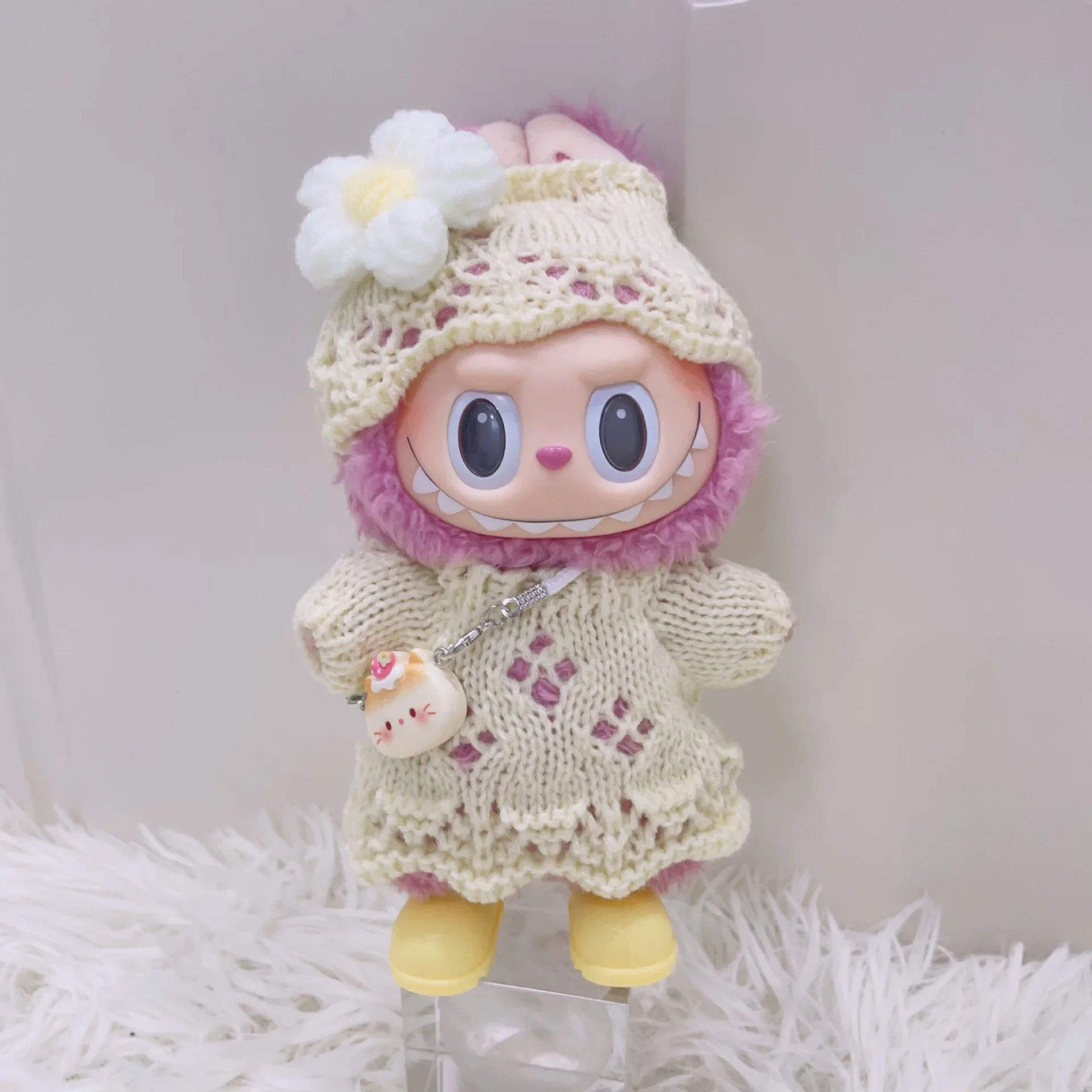 

Для одежды Labubu, аксессуары, свитер ручной вязки дофамина для V1 V2 V3, подвески Labubu, милый индивидуальный модный подарок на день рождения