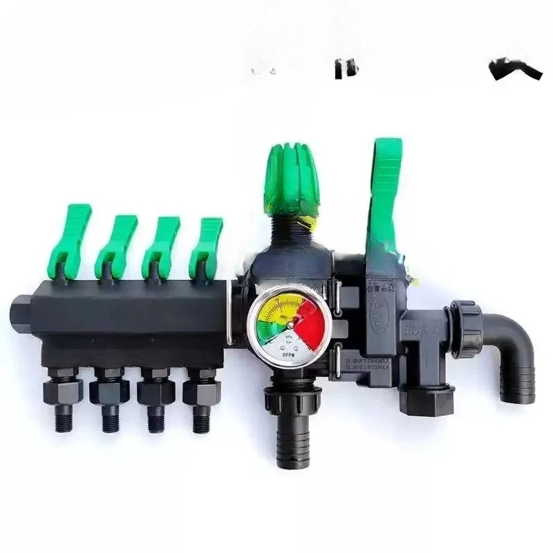 Four Way Distributor Valve Water Distributor Pressure Regulating Control Valve for Agricultural Spraying Machines
