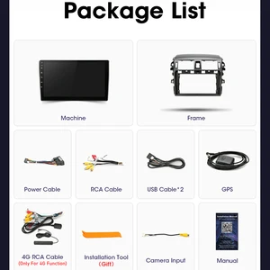 9 Corolla 2011 için merkezi multimedya için en iyi 10 satış - №1