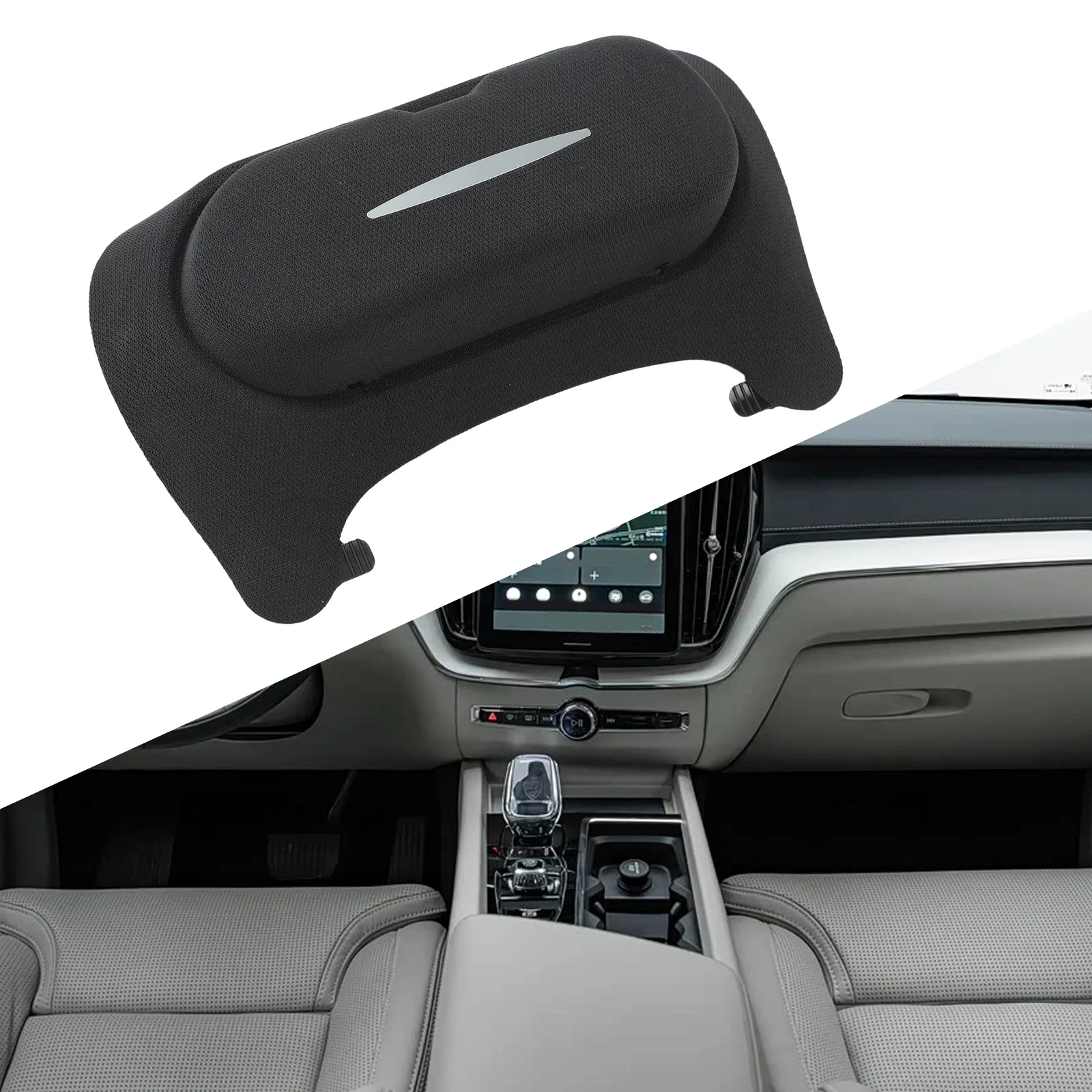 

For Volvo For XC60 2018 2026 Glasses Case for Car Interior Roof Sunglasses Clip Holder for Organized and Secure Eyewear Storage