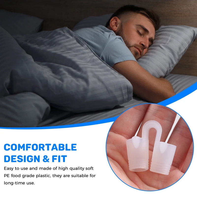 8 Pcs Anti Snoring Nose Vents Anti Snore Devices Nasal Dilators Easy Sleep Solution Breathing Aids To Heavy Congestion Relief Co