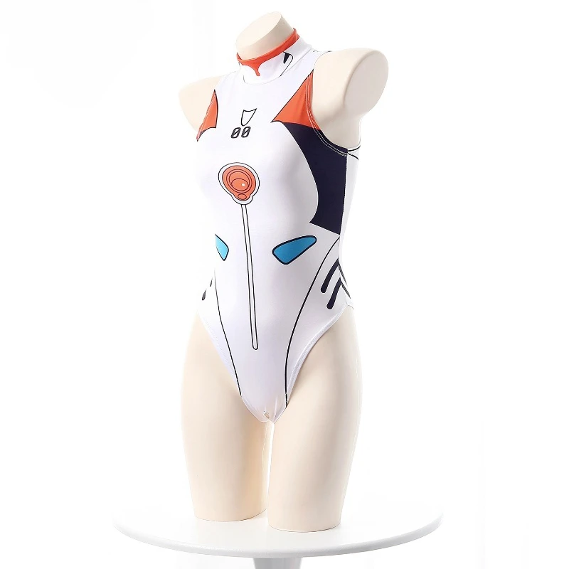 Anime Sexy Lingerie Costumes School Girls Cosplay Exotic Apparel for Women Short Sleeves Bodysuit Adorable Swimsuit with Game - view 3