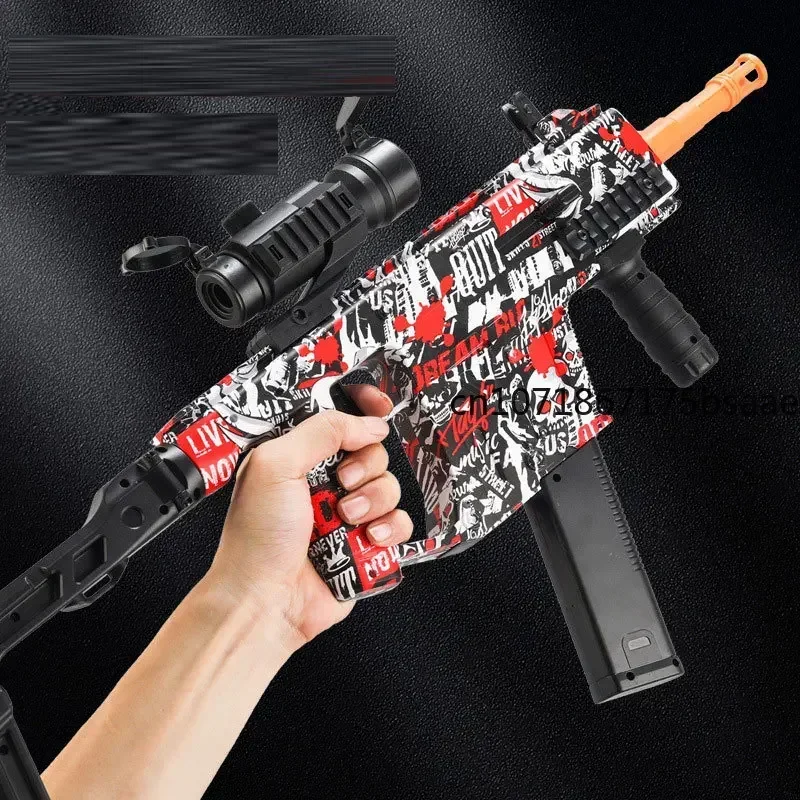 Gel Splatter Gun com bola para meninos, Bomba d'água, Pistola, Atirador, Arma, CS Fighting, Jogo ao ar livre, lectric, 50000