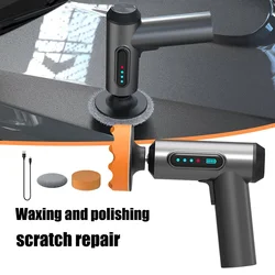 Car Polisher Handheld Wireless Polisher Car Polishing Waxing Machine Power Tool for Car Body Cleanig Waxing Repair 7.4V 84W