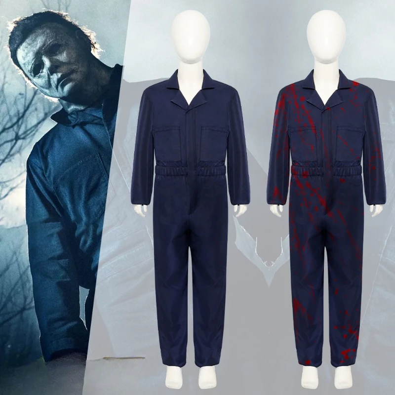 Новое поступление 2025, унисекс, комбинезон на Хэллоуин, костюм заключенного, красный, оранжевый, комбинезон, мужской костюм серийного убийцы, униформа для косплея, фильм ужасов