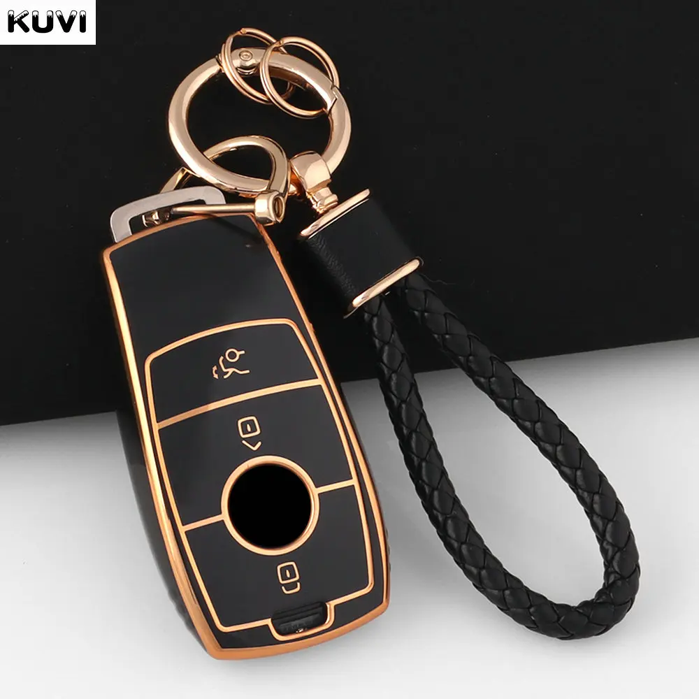 Mode TPU Auto Schlüssel Fall Abdeckung Shell Für Mercedes Benz A C E S G Klasse GLC CLE CLA GLB GLS W177 W205 W213 W222 X167 AMG Schlüsselbund