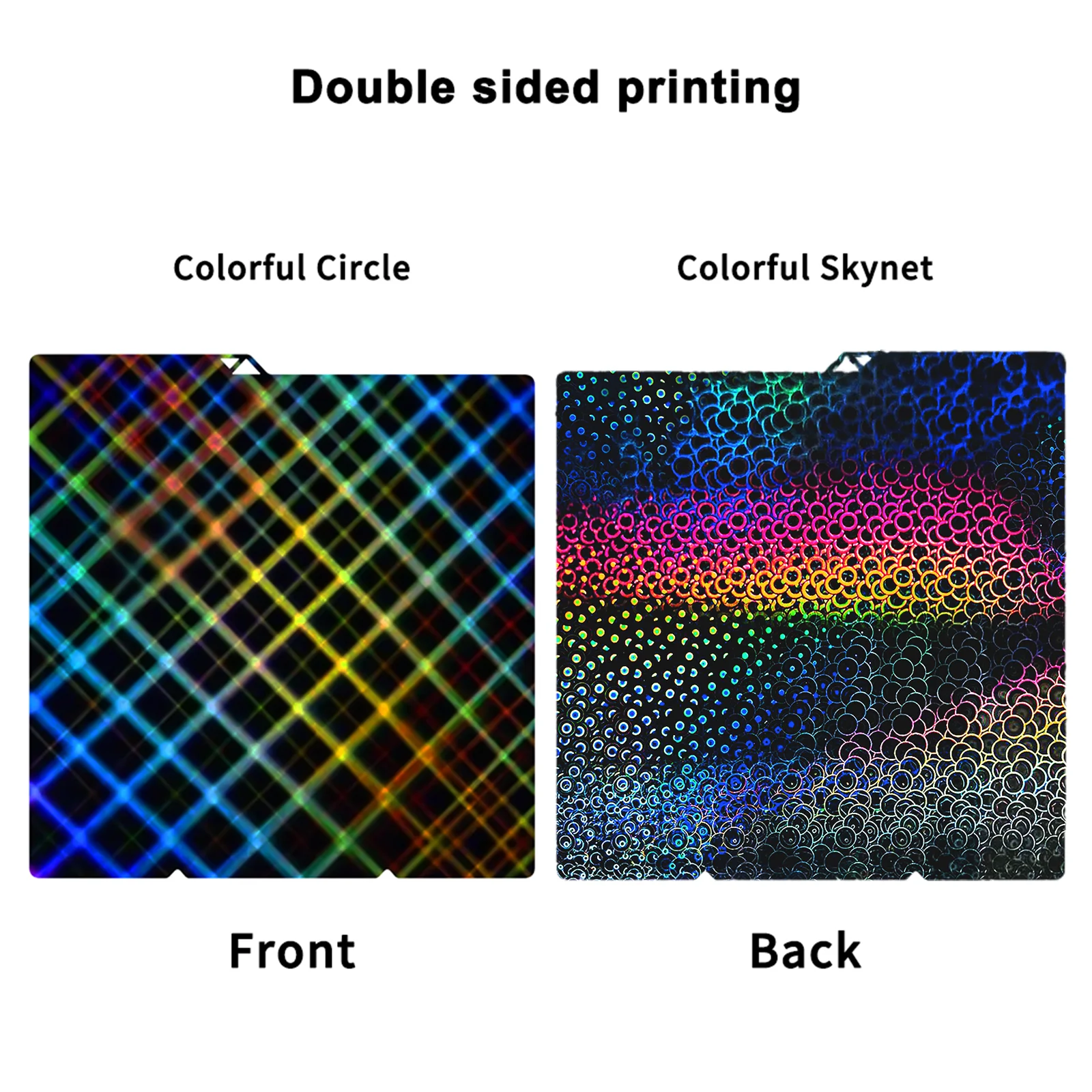 For Anycubic Kobra S1 Plate Pei Sheet 264x276mm Textured Kobra X Combo Build Plate Double Sided PEO PET Kobra S1C build Plate image 3
