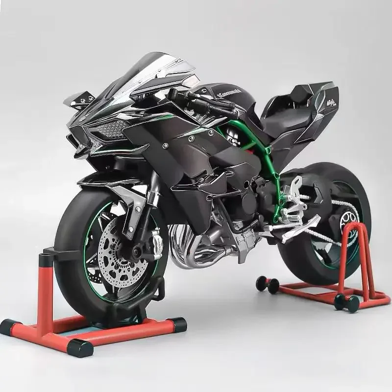 

for Kawasaki Ninja H2R 1:6 Alloy Die-Cast Moto Model - Realistic Collectible Display Gift for Boys Adults Birthday Xmas Gift