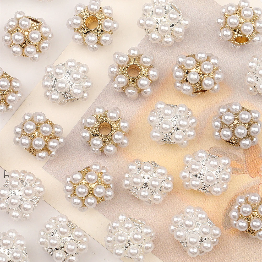 

Cordial Design 50Pcs 13*16MM Jewelry Accessories/Hand Made/Ball Shape/Jewelry Findings & Components/Imitation Pearl/DIY Beads